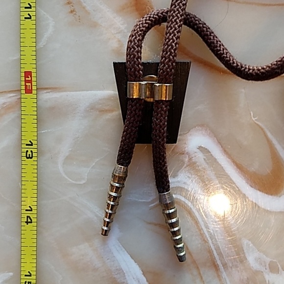 Bollo Tie Brass Relief Hobo good day cigar smoker - Picture 3 of 3